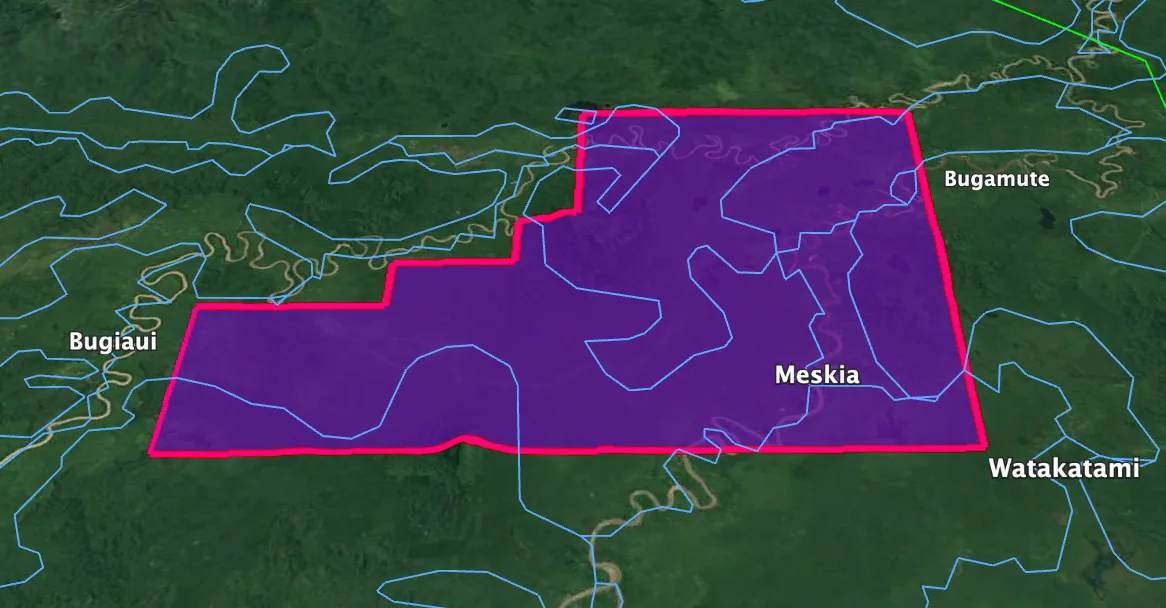 Meskia 矿权项目图